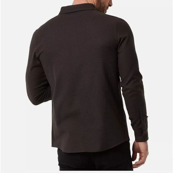 32 Degrees Men's Long Sleeve Button-Up Shirt, Stretch Fabric, - Picture 3 of 5